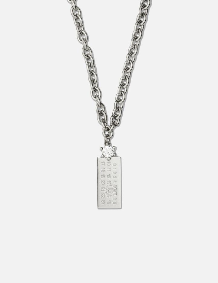 Numeric Charm Necklace by MM6 MAISON MARGIELA