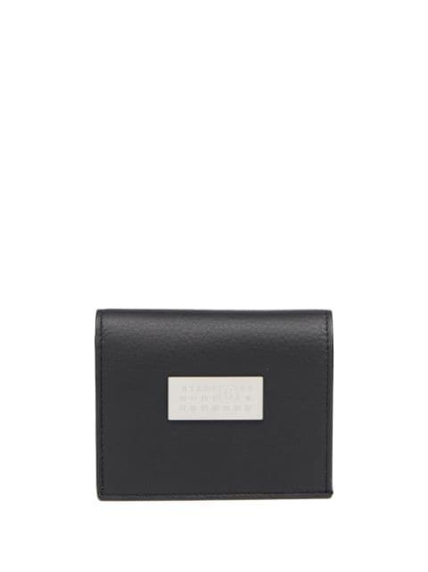 Numeric bi-fold leather wallet by MM6 MAISON MARGIELA