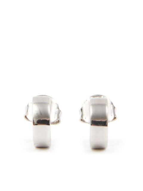 Numeric engraved hoop earrings by MM6 MAISON MARGIELA