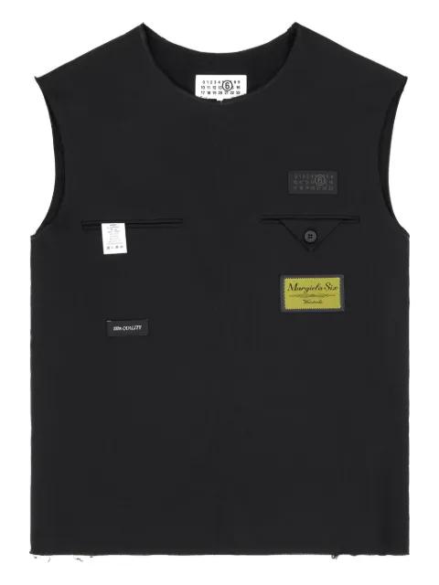 Patch Pocket Tank Top by MM6 MAISON MARGIELA