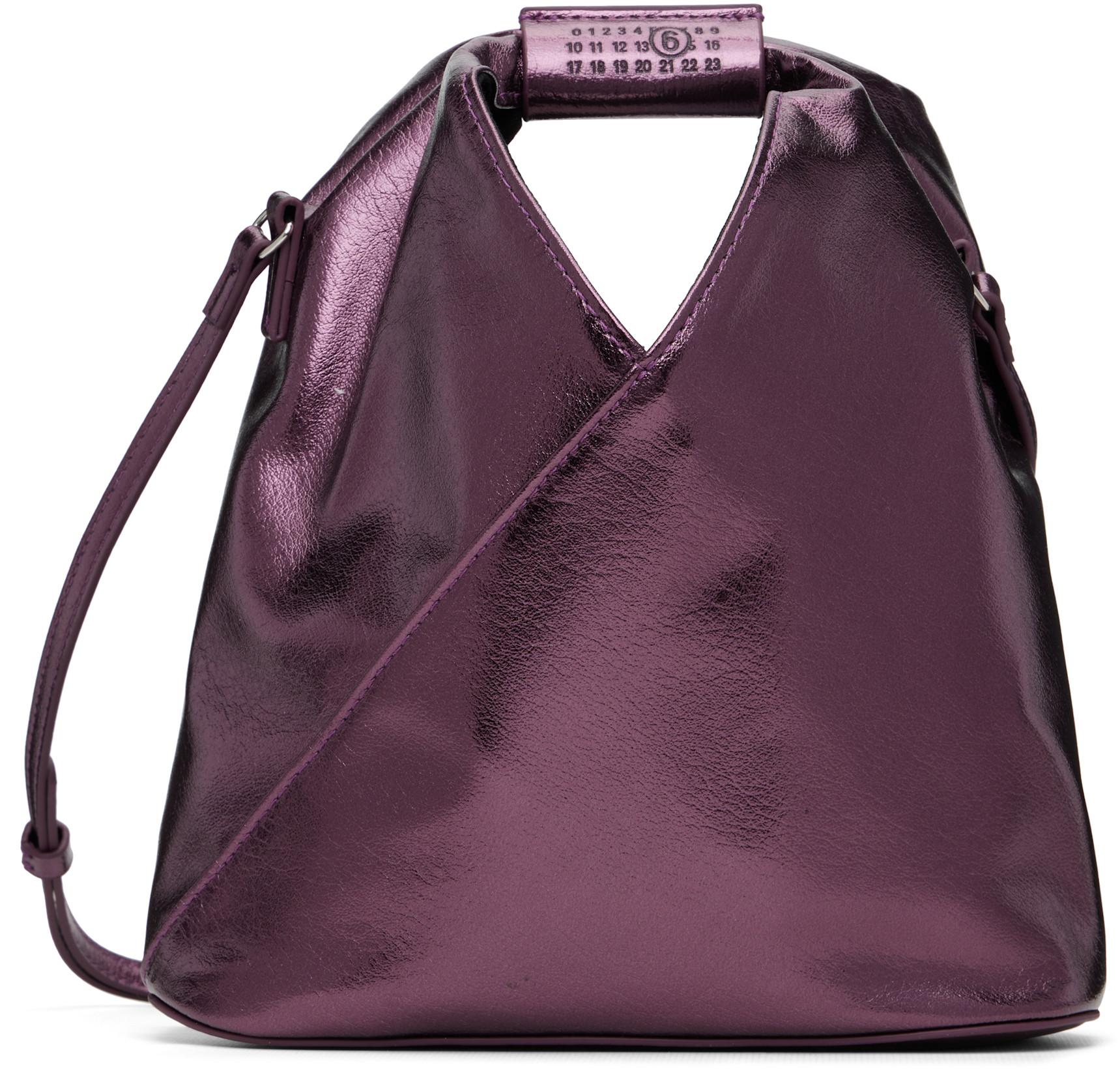 Purple Crossbody Bag by MM6 MAISON MARGIELA
