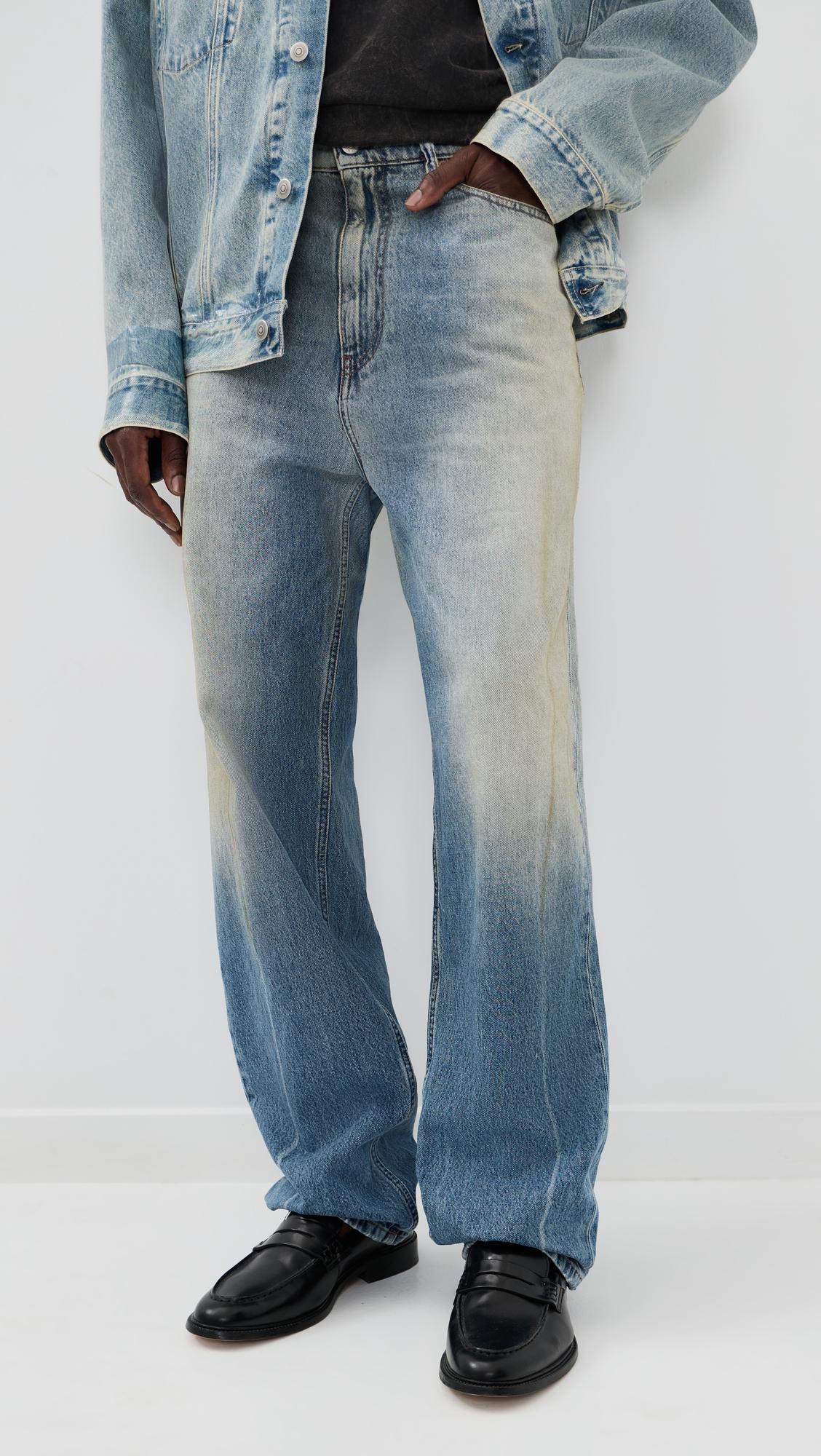 Relaxed Denim Pants by MM6 MAISON MARGIELA