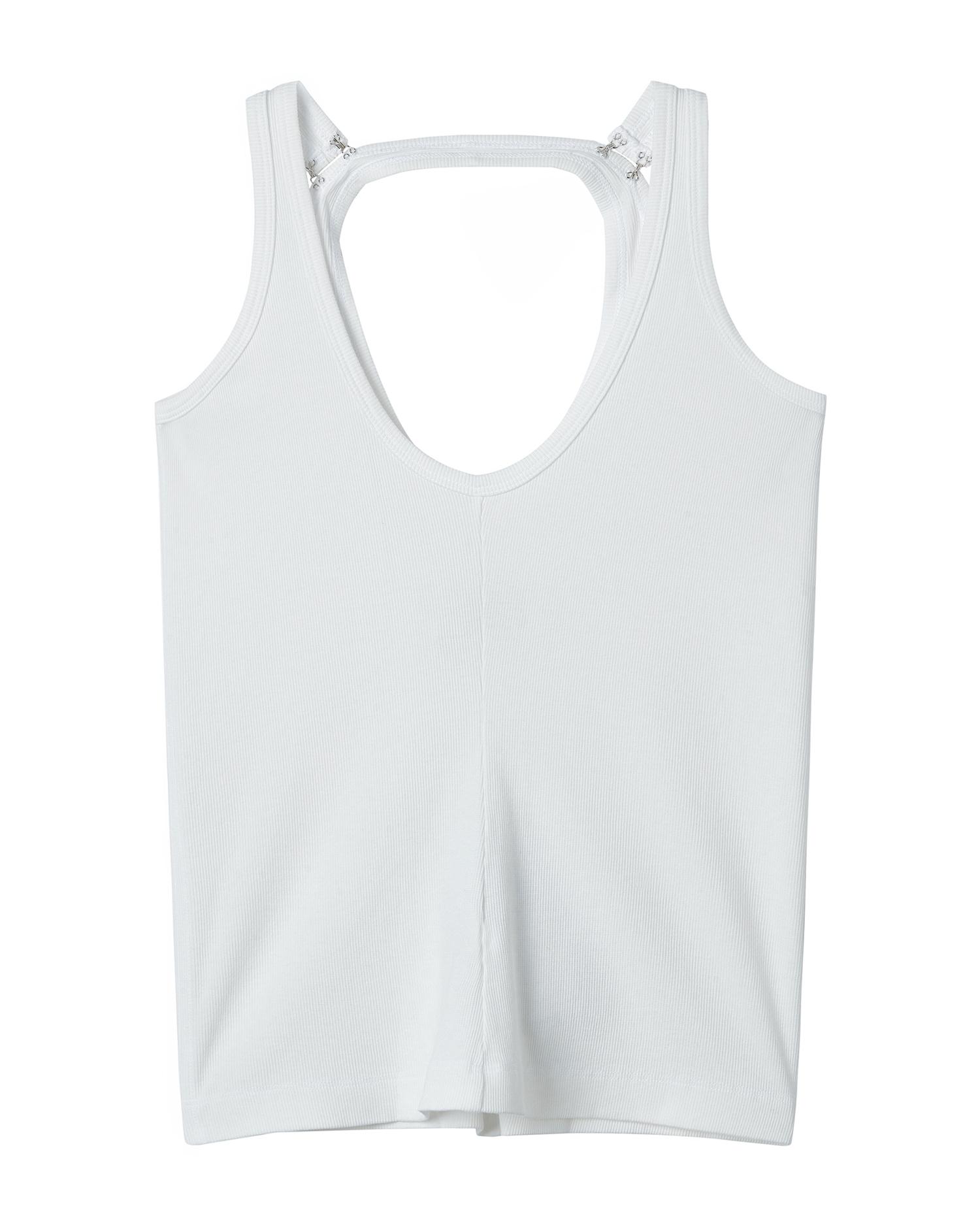 Ribbed tank top by MM6 MAISON MARGIELA