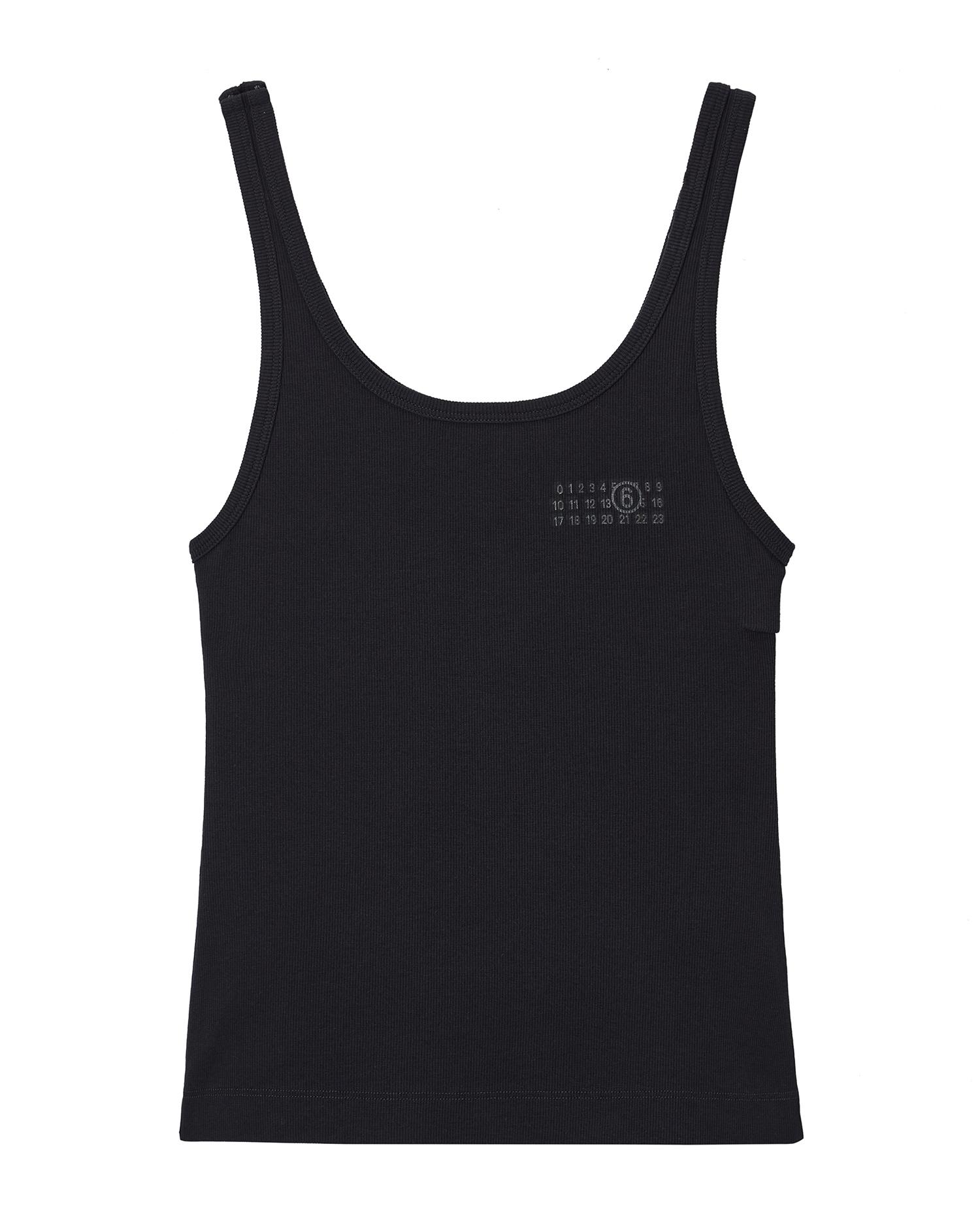 Ribbed tank top by MM6 MAISON MARGIELA