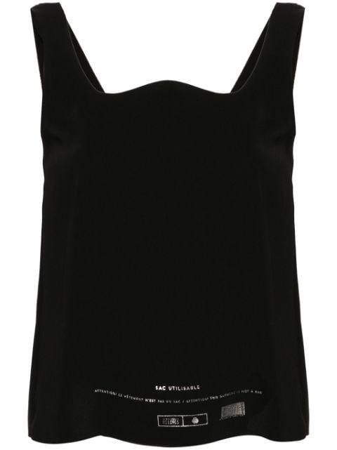 Sac Utilisable-print technical jersey top by MM6 MAISON MARGIELA