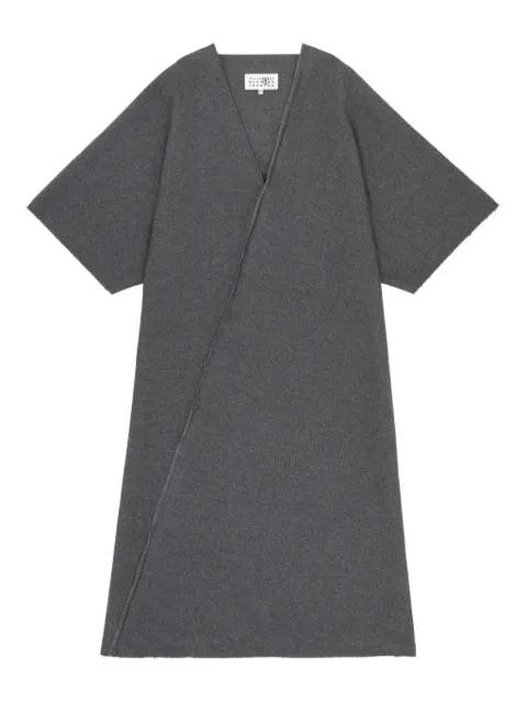 V-neck midi dress by MM6 MAISON MARGIELA