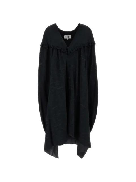 V-neck shirt dress by MM6 MAISON MARGIELA