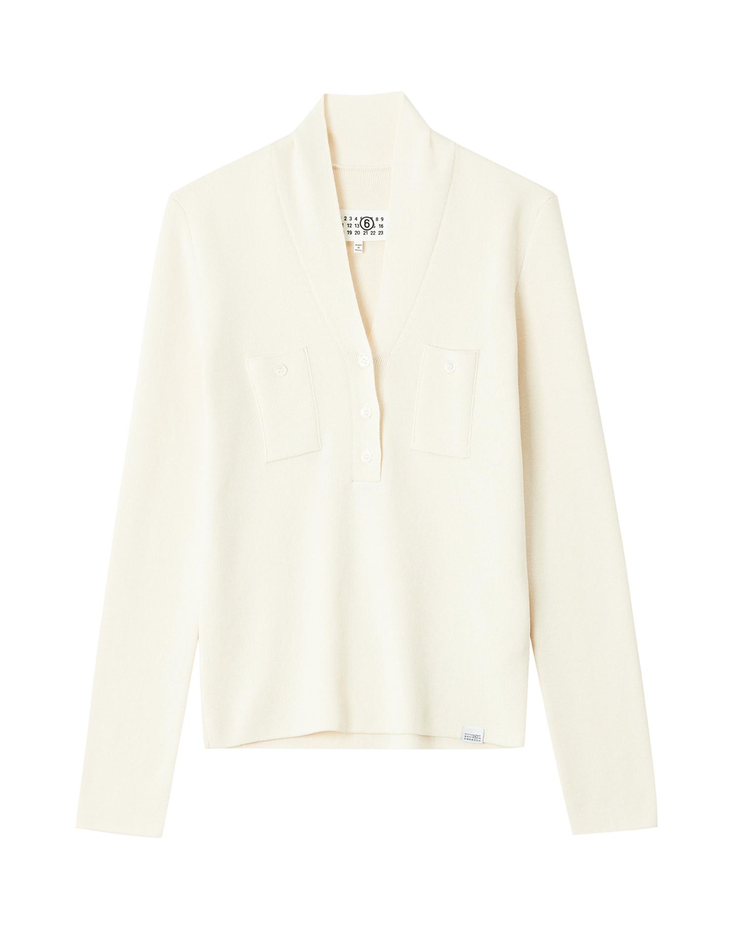 V-neck sweater by MM6 MAISON MARGIELA