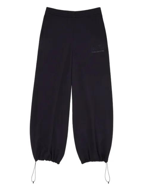 drawstring-cuff logo-print trousers by MM6 MAISON MARGIELA X SALOMON