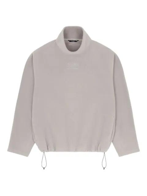 drawstring fleece long-sleeved T-shirt by MM6 MAISON MARGIELA X SALOMON