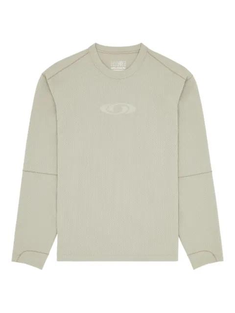logo-embellished sweatshirt by MM6 MAISON MARGIELA X SALOMON