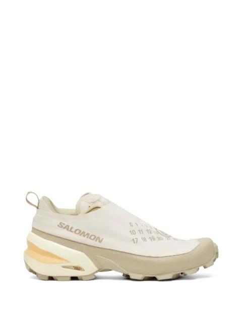 logo-print slip-on sneakers by MM6 MAISON MARGIELA X SALOMON