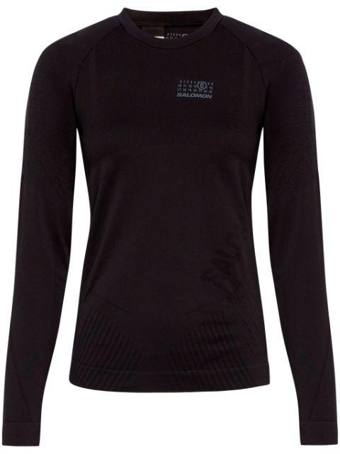logo-print top by MM6 MAISON MARGIELA X SALOMON