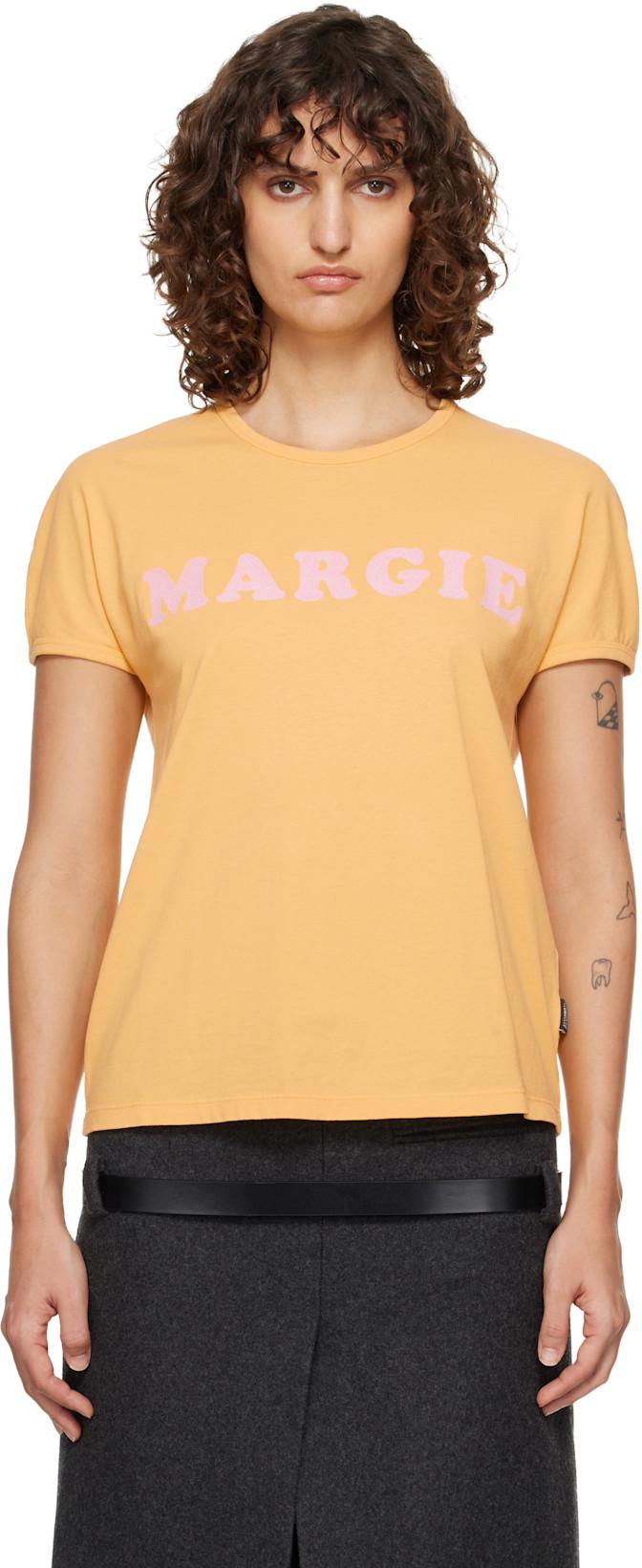 Yellow 'Margie' T-Shirt by MM6 MAISON MARGIELA