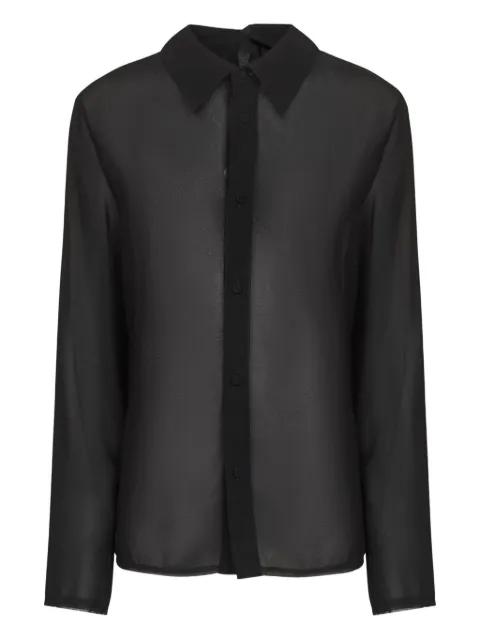 asymmetric-collar shirt by MM6 MAISON MARGIELA