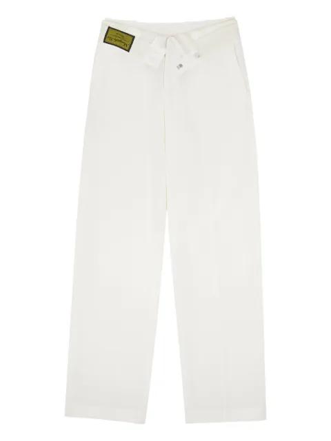 asymmetric-fastening tailored trousers by MM6 MAISON MARGIELA