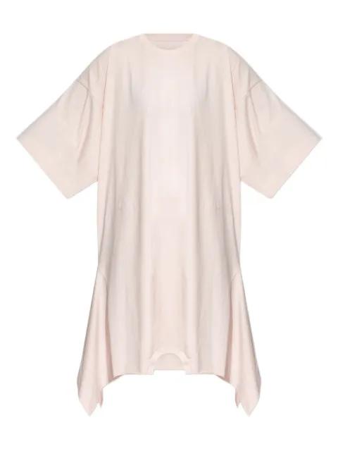 asymmetric short-sleeve dress by MM6 MAISON MARGIELA