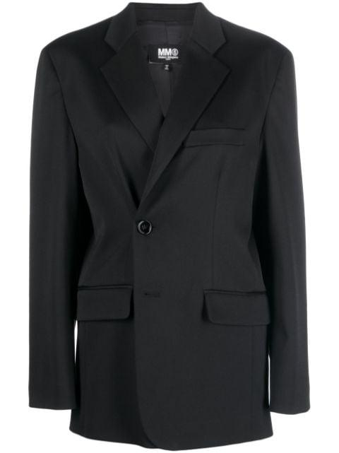 asymmetric single-breasted blazer by MM6 MAISON MARGIELA