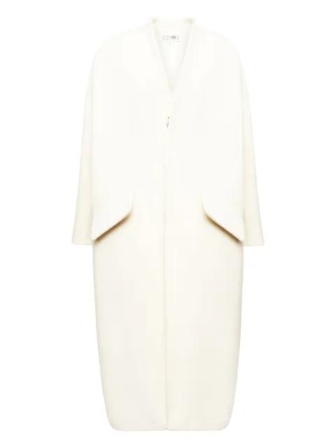 asymmetric zip-front coat by MM6 MAISON MARGIELA