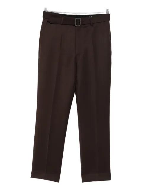 belted cotton trousers by MM6 MAISON MARGIELA