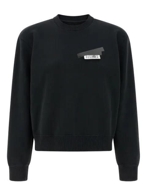 brushed-tape detail sweatshirt by MM6 MAISON MARGIELA
