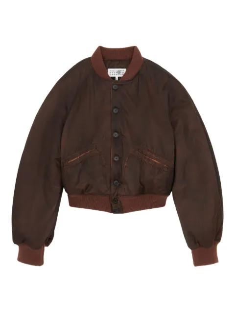 button-up bomber jacket by MM6 MAISON MARGIELA
