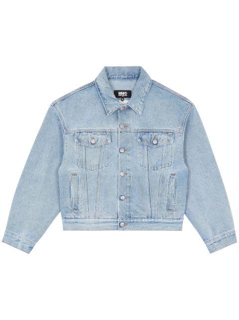 button-up denim jacket by MM6 MAISON MARGIELA