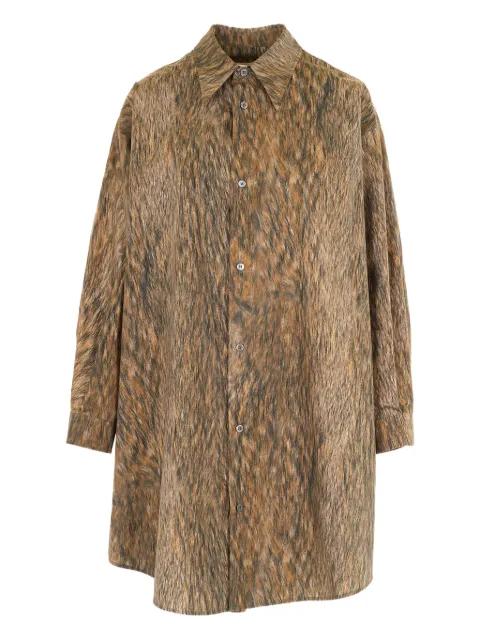 buttoned shirt dress by MM6 MAISON MARGIELA