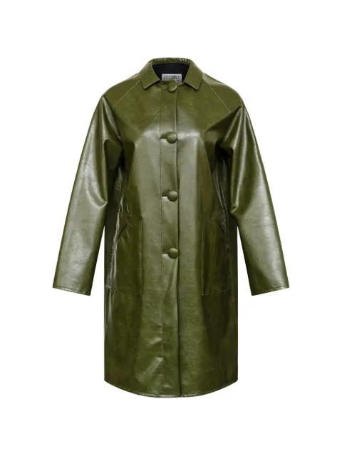 buttoned single-breasted coat by MM6 MAISON MARGIELA