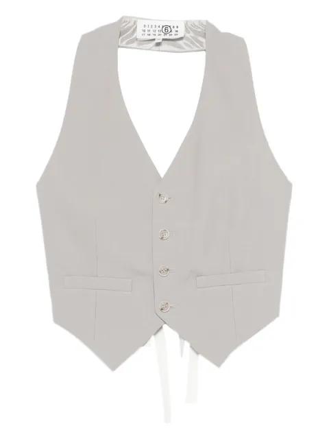 buttoned waistcoat by MM6 MAISON MARGIELA