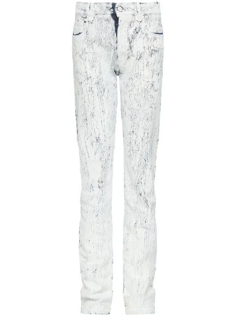 coated jeans by MM6 MAISON MARGIELA