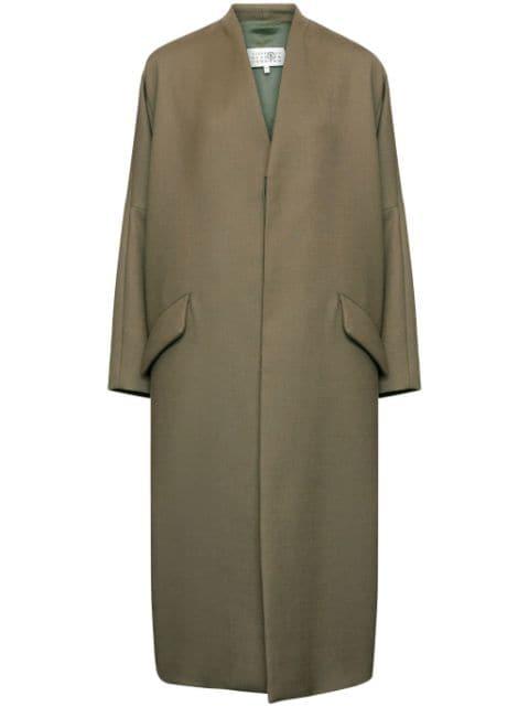collarless single-breasted jacket by MM6 MAISON MARGIELA