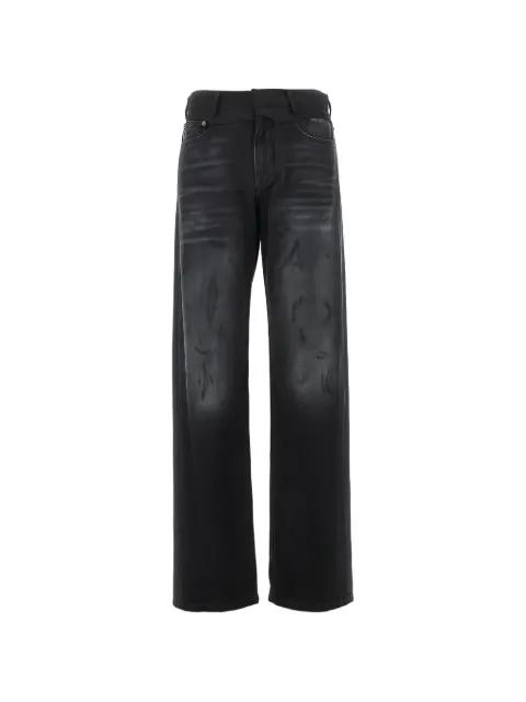 contrast waist jeans by MM6 MAISON MARGIELA