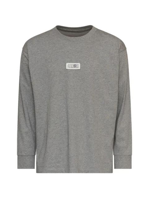 cotton jersey long-sleeve top by MM6 MAISON MARGIELA