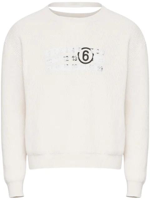 crew-neck sweatshirt by MM6 MAISON MARGIELA