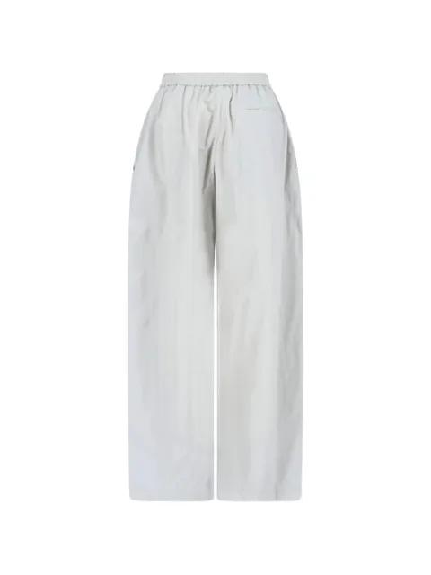 crinkled wide-leg trousers by MM6 MAISON MARGIELA