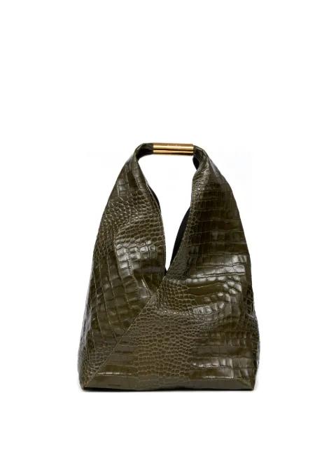 crocodile-embossed shoulder bag by MM6 MAISON MARGIELA