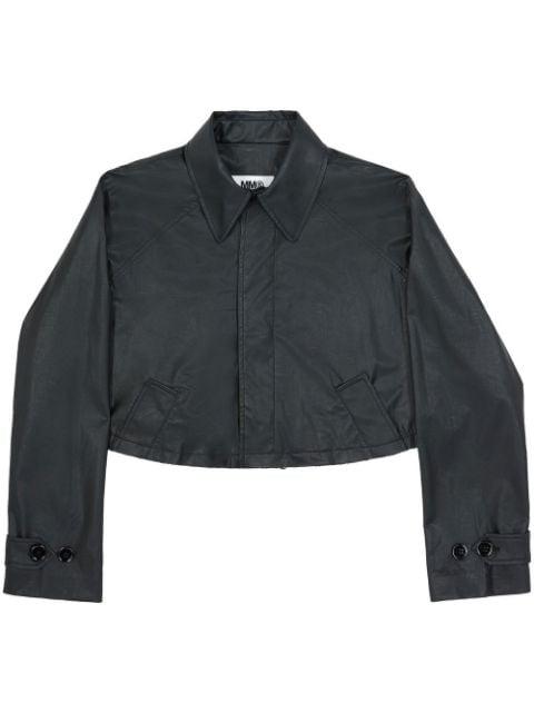 cropped trench coat by MM6 MAISON MARGIELA