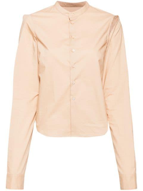 cut-out cotton shirt by MM6 MAISON MARGIELA