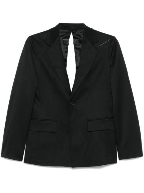 cut-out detailed blazer by MM6 MAISON MARGIELA