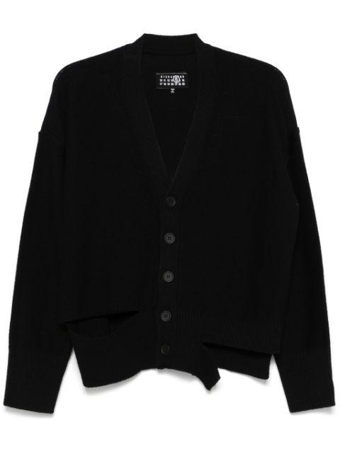 cut-out detailed cardigan by MM6 MAISON MARGIELA