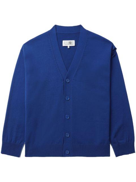 cut-out fine-knit cardigan by MM6 MAISON MARGIELA