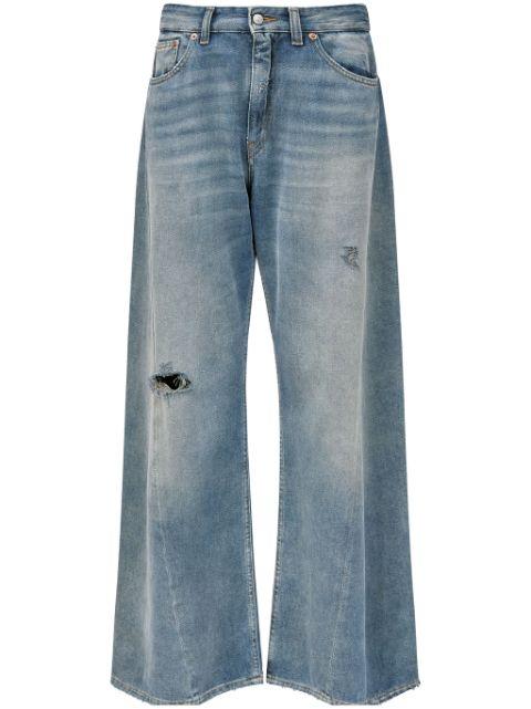 distressed jeans by MM6 MAISON MARGIELA