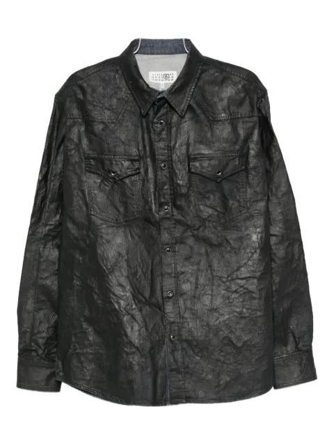 double-pockets cotton shirt by MM6 MAISON MARGIELA