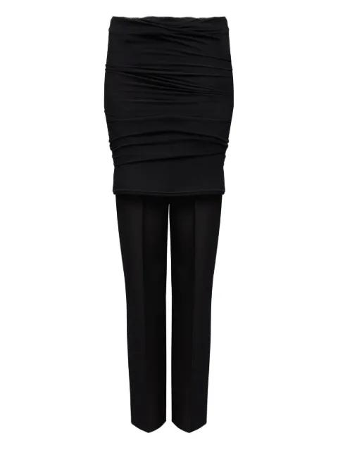 draped-layer trousers by MM6 MAISON MARGIELA