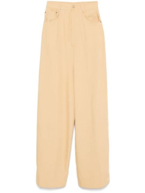 drop-crotch jeans by MM6 MAISON MARGIELA