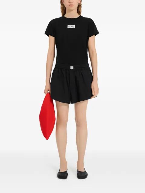 elasticated-waistband shorts by MM6 MAISON MARGIELA