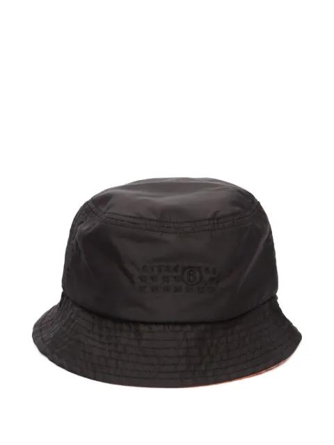 embroidered bucket hat by MM6 MAISON MARGIELA