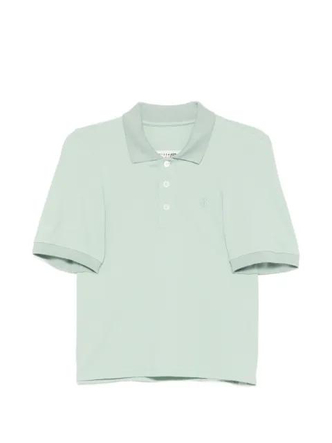embroidered-logo polo shirt by MM6 MAISON MARGIELA