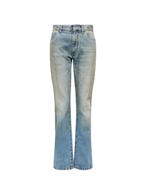 faded flared jeans by MM6 MAISON MARGIELA